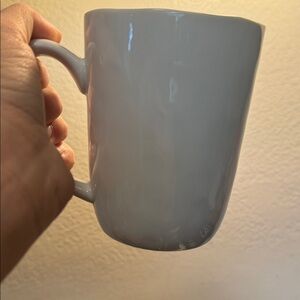 Crate & Barrel Classic White Ceramic Mug